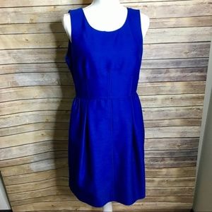 J. Crew Classic Royal Blue Sheath Dress